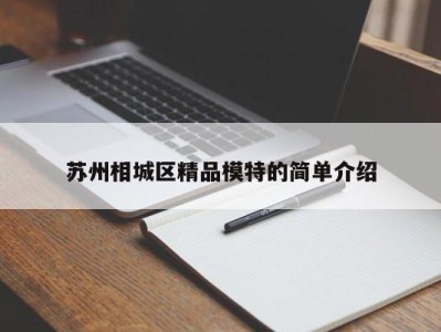 郑州苏州相城区精品模特的简单介绍